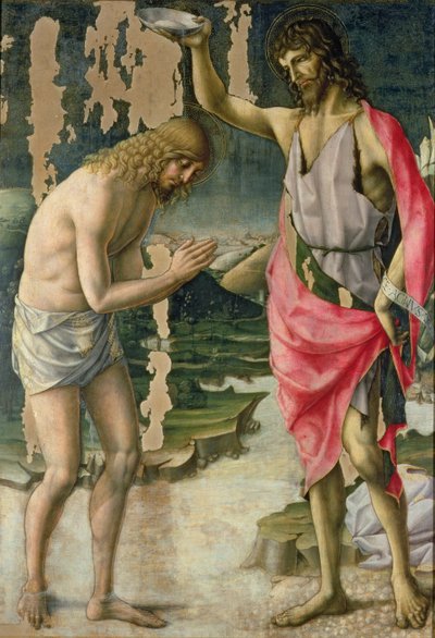 Il battesimo di Cristo da Lorenzo d Alessandro da Severino II
